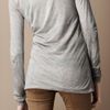 Burberry Brit Zip Front Reversible Cardigan in Gray (pale grey mélange) - Lyst