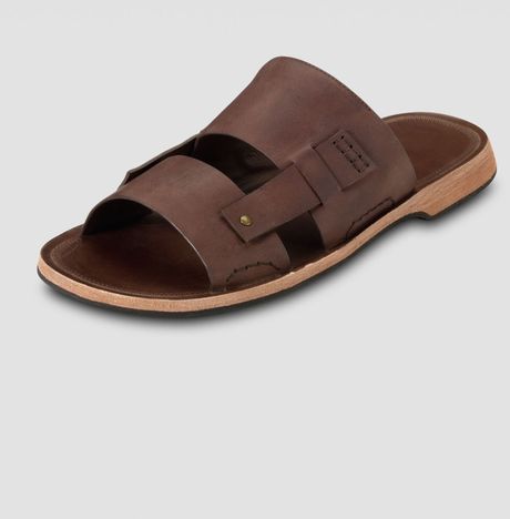 Cole Haan Pine Point Slide Sandal in Brown for Men (cuoio) | Lyst