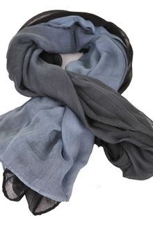 Crumpet Ombre Scarf in Black - Lyst