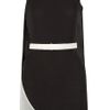 Halston Heritage Capeback Silkchiffon Dress in Black - Lyst