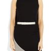 Halston Heritage Capeback Silkchiffon Dress in Black - Lyst
