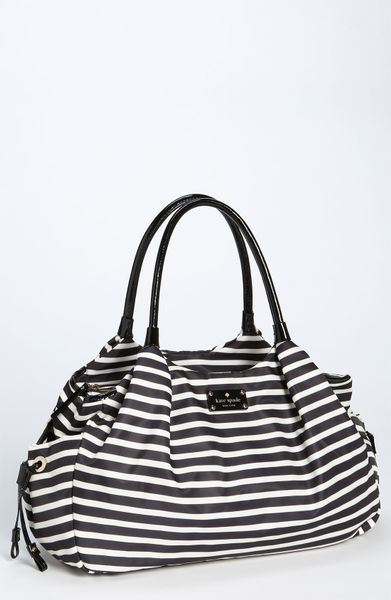 Kate Spade Stevie Baby Bag in Black (black/ cream) - Lyst