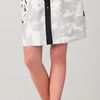 Lela Rose Drawstring Sport Skirt in Gray (grey) - Lyst
