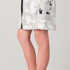 Lela Rose Drawstring Sport Skirt in Gray (grey) - Lyst