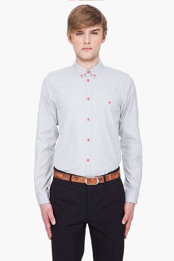 Marc By Marc Jacobs Grey Oxford Shirt - Lyst
