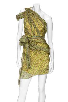 Matthew Williamson One Shoulder Asymmetric Print Dress - Lyst