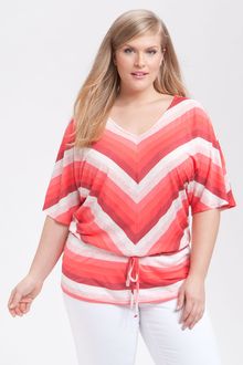 Olivia Moon Stripe Dolman Sleeve Top - Lyst