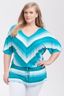 Olivia Moon Stripe Dolman Sleeve Top - Lyst