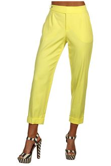 Rachel Roy Silk Twill Cropped Pant - Lyst