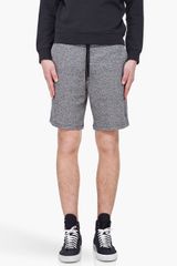 T By Alexander Wang Black Siro Terry Sweatshorts
