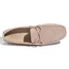 Tod's Gommini Laceup Driving Shoe in Beige for Men (pale pink suede) - Lyst