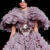 Alexander Mcqueen Fall 2012 Lavendar Multilayer Organza Mini Dress in Purple - Lyst