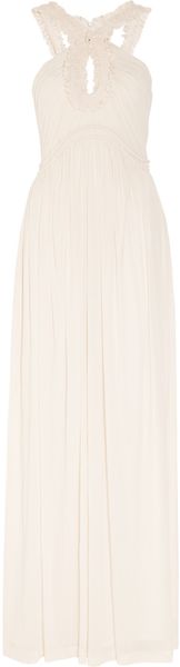 Alexander McQueen Ruched Crepe-jersey Gown - Lyst