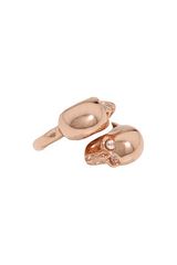 Alexander McQueen Twin Skull Ring