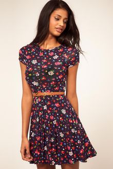 ASOS Collection Asos Skater Dress in Ditsy Floral - Lyst