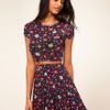 Asos Collection Asos Skater Dress in Ditsy Floral in Blue (navyprint) - Lyst