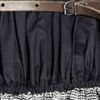 Carven Twill and Tweed Belted Dress in Blue (navy) - Lyst