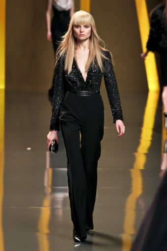 Elie Saab Fall 2012 High Waisted Wide-Leg Pants  - Lyst