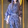 Elie Saab Fall 2012 Bronze Tree Branch Print Cape Dress in Brown - Lyst