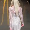 Elie Saab Fall 2012 Sheer Layered Paillette Embroidered Gown  in White - Lyst