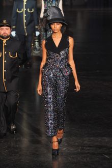 Louis Vuitton Fall 2012 Kaleidoscope Appliqué Straight-Leg Pants  - Lyst