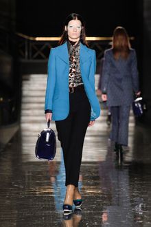 Miu Miu Fall 2012 Multicolored Horizontal Stripe Ascot - Lyst