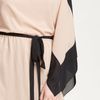 Robert Rodriguez Colorblock Cascade Sleeve Dress in Black (stone) - Lyst