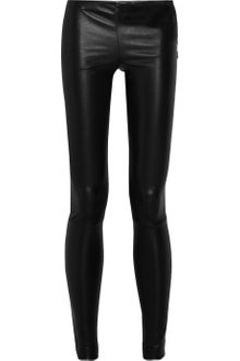 The Row Moto Stretch-leather Leggings - Lyst