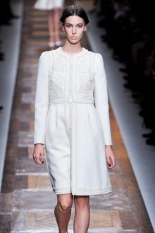 Valentino Fall 2012 Lace Appliqué Coat  - Lyst