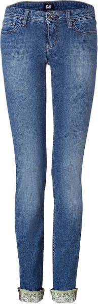 D&g Blue Fivepocket Denim Pants in Blue - Lyst