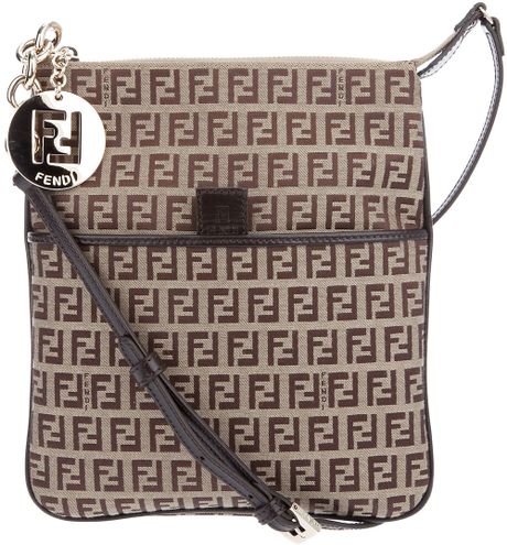 Fendi Forever Messenger Bag in Brown - Lyst