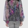 Matthew Williamson Long Sleeve Shirt in Multicolor (grey) - Lyst