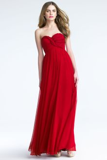 Notte By Marchesa Braided Sweetheart Silk Gown - Lyst