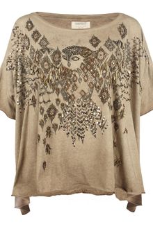AllSaints X Ikat Owl Top - Lyst