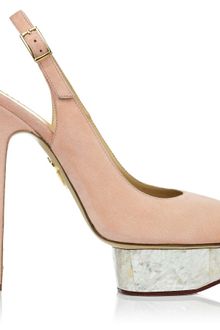 Charlotte Olympia Dolly Slingback - Lyst