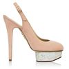 Charlotte Olympia Dolly Slingback in Beige (pearl) - Lyst
