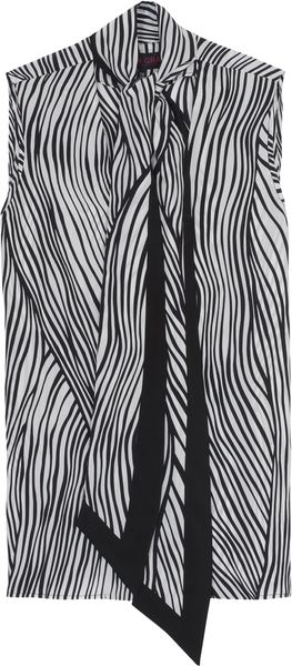 Martin Grant Lk15 Sleeveless Print Top - Lyst