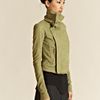 Rick Owens Womens Leather Biker Jacket in Green - Lyst