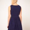 Asos Collection Asos Skater Dress with Crochet Trim in White - Lyst