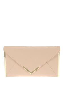 Asos Metal Bar Detail Envelope Clutch - Lyst