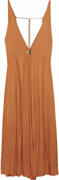 Chloé Embellished Jersey Dress - Lyst