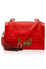 Diane Von Furstenberg Mini Harper Leather Combo Bag
