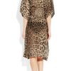 Dolce & Gabbana Leopardprint Chiffon Kaftan in Animal (leopard) - Lyst