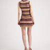 M Missoni Striped Tank Dress in Brown (eggplant) - Lyst