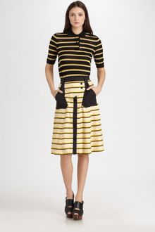 Proenza Schouler Cotton Piqué Polo Shirt - Lyst