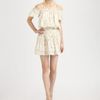 Rachel Zoe Frankie Peasant Dress in White (ivory) - Lyst