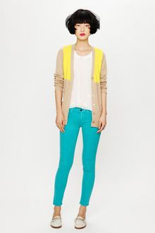Free People Color Ankle Crop Skinny - Lyst
