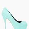 Giuseppe Zanotti Mint Green Suede Pumps in Green (mint) - Lyst