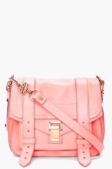 Proenza Schouler Ps1 Neon Coral Pouch Bag - Lyst