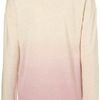 Topshop Stud Dip Dye Oversized Sweat in Pink - Lyst